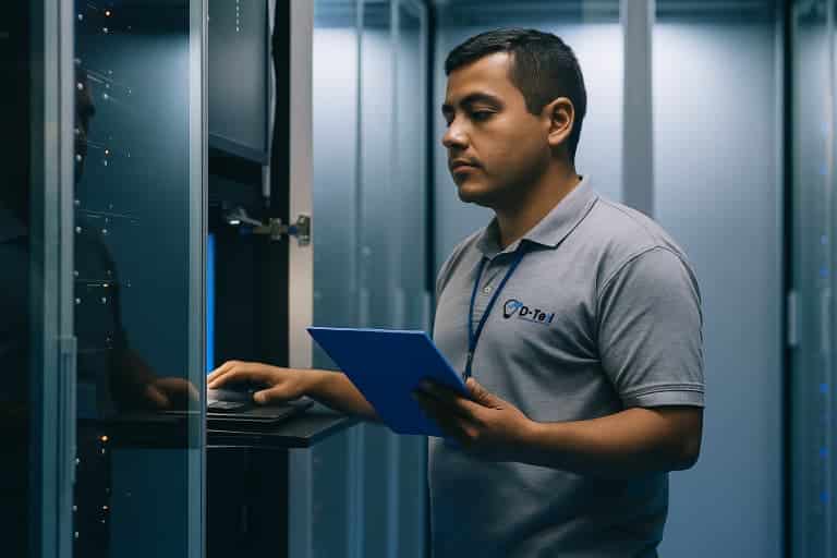 Instalación de infraestructura y redes empresariales en Guayaquil por D-TEK